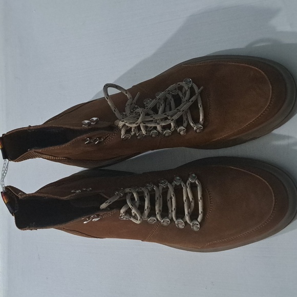 KURT GEIGER LONDON Viper Hiker Brand-Tab Leather Ankle Boots - Picture 7 of 9